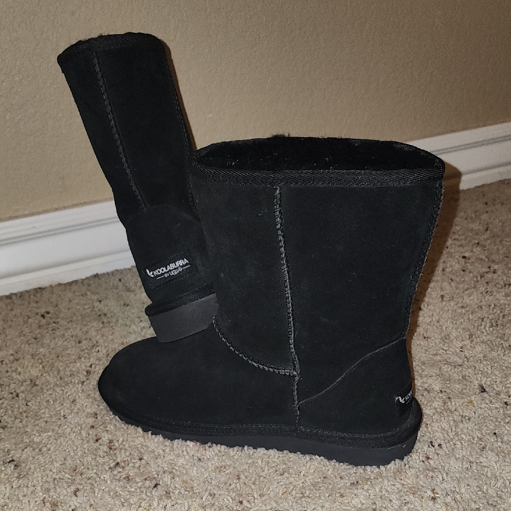 Koolaburra Women's Classic Black Winter Boots NWOT Never Worn Size 6